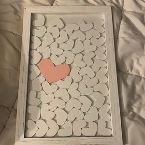 Wedding guest hearts